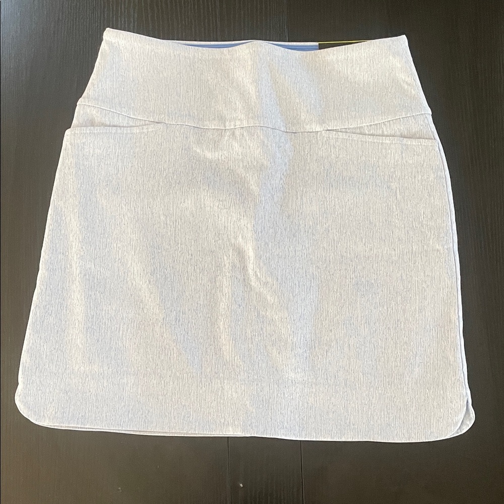 Chic Light Blue Mini Skort for Women